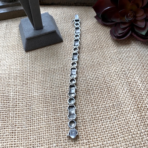 BEAUTIFUL JUDITH JACK STERLING VINTAGE MARCASITE ART DECO STYLE BRACELET
7” - Picture 5 of 10